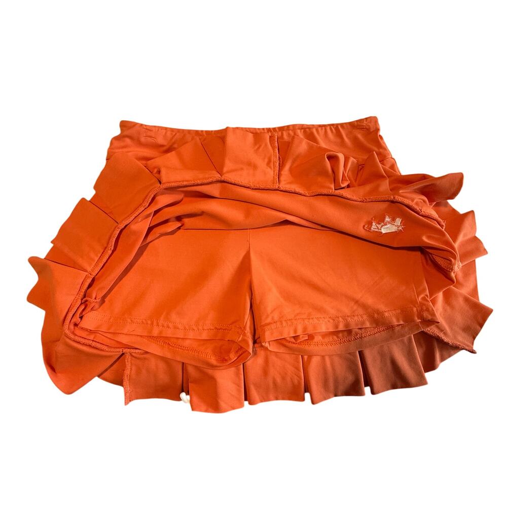 Tzu Tzu Sport ChaCha Tangerine Skort, Women's Size Small - Picture 7 of 9